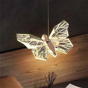 لوستر آویز مدرن مدل moth gold کد P30