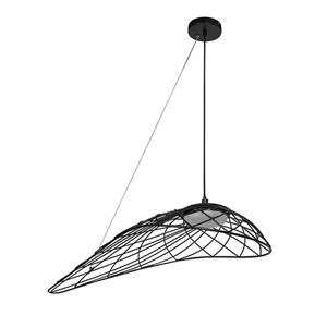 لوستر آویز مدرن مدل Black bent کد L302