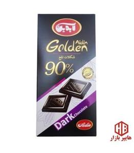 شکلات تابلت 100گرم  تلخ 90% آیدین