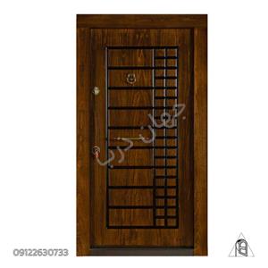 درب ضد سرقت رویه راش cnc طرح بیسکویتی