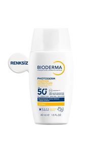 کرم ضد آفتاب بی رنگ انواع پوست بایودرما حجم 40 ml