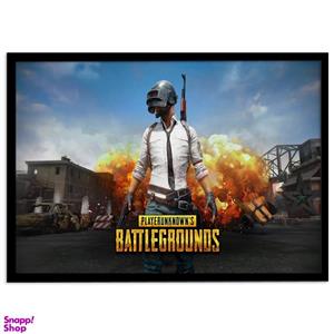 تابلو نوری بکلیت طرح بازی گیم نت Battlegrounds مدل چراغدار B-s1377