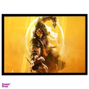 تابلو نوری بکلیت طرح بازی گیم نت Mortal Kombat مدل B-s1426