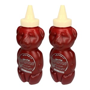 سس گوجه فرنگی بهامین - 300 گرم بسته 2 عددی