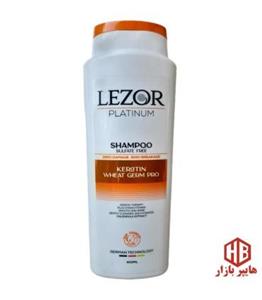 شامپو 400 میل بدون سولفات جوانه گندم LEZOR