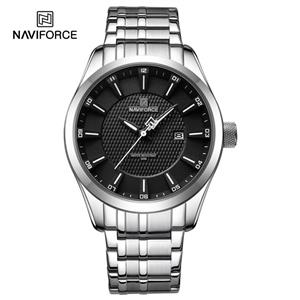 ساعت مچی مردانه نیوی فورس NAVIFORCE مدل Nf8032 ژاپنی صفحه مشکی