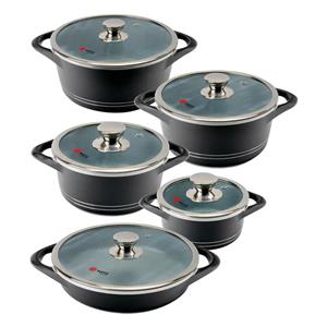 سرویس قابلمه 10 پارچه طرح ایتالیا B کد IB1019