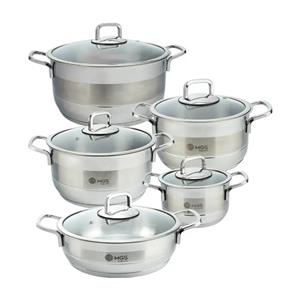 سرویس قابلمه 10 پارچه استیل کد CWS2112