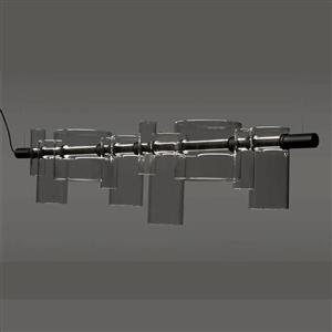 لوستر آویز مدرن مدل Oluce glass liner کد L414