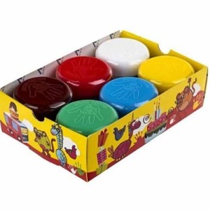 رنگ انگشتی 6رنگ آریا