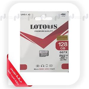 کارت حافظه 128 گیگابایتی میکرو لوتوس مدل Memory Micro Lotous A2 U3 667X