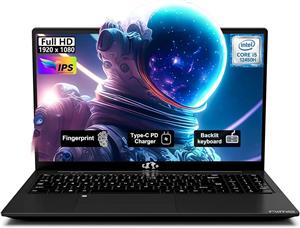 لپ تاپ تجاری 15.6 اینچی NIMO FHD IPS، پردازنده 8 هسته ای i5-12450H، رم 16 گیگابایتی، حافظه SSD 1 ترابایتی (تا 4.4 گیگاهرتز)، کامپیوتر دانشجویی با پورت Type-C 100 واتی، حسگر اثر انگشت، کیبورد با نور پس زمینه، WiFi-6 و Numpad