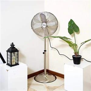 پنکه تمام استیل جیپاس مدل GF9611L | 16 اینچ، 3 سرعت و چرخش خودکار
