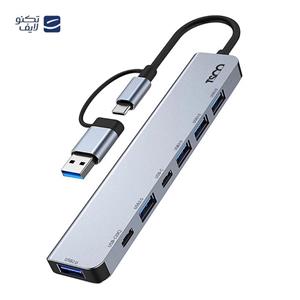 هاب USB هفت پورت تسکو تایپ سی مدل THU 1148