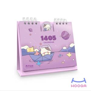 تقویم رومیزی فانتزی 1405 طرح گربه