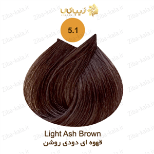 رنگ موی آرتین 5.1 قهوه ای دودی روشن