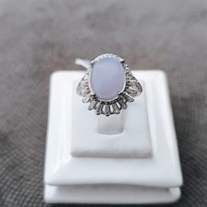 انگشتر نقره عقیق یمنی کبود کد N105908 