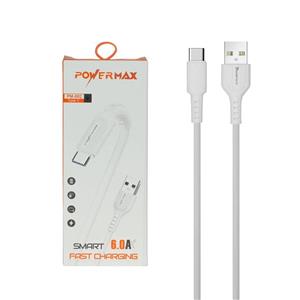 کابل شارژ فست Power Max Type-C مدل PM-002 - سفید