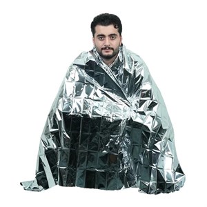 پتو نجات تک رنگ نقره ای