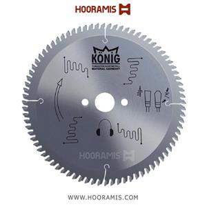 تیغ اره الماسه آلومینیوم بر 96 دندانه قطر 300 برند کونیگ (Konig) ترکیه |  کد رفرنس ALM-300-04 |