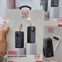پاوربانک فست شارژ یوشیتا YOSHITA مدل YP-036 ظرفیت 30000 میلی آمپر 22.5 وات