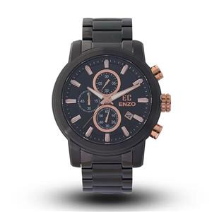 ساعت انزو EC-2164BRG مردانه کرنوگراف مشکی Enzo-8112-G