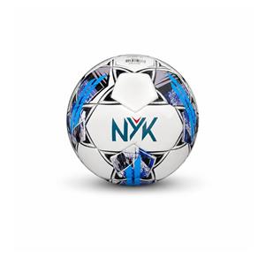 توپ سفید آبی فوتبال NYK سایز 5