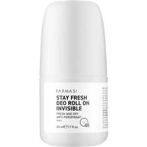 رول ضد تعریق فارماسی  مدلFarmasi Stay Fresh Men Deo Roll on Invisible حجم 50 میل