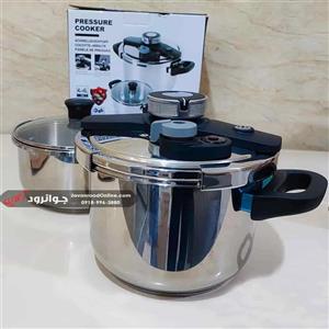 زودپز یونیک پرو دوقلو 6 4 لیتر مجهز به سبد بخارپز مدل Unique Pro 4L 6L