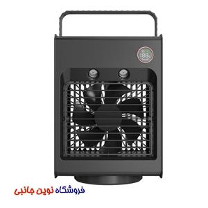 کولر رومیزی شارژی مه پاش دار پرودو مدل Air & Mist ا Porodo Air & Mist Portable Cooling Fan With Night Light PDLSMFAN (تک/عمده)