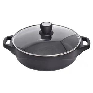 تابه گرانیت یونیک طرح هلیوس کد 8932 سایز 28 به همراه دستگیره