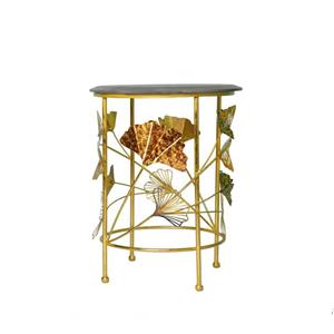 میز عسلی مدل TG03 برگ جینکو کد DE4003