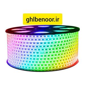 ریسه شلنگی RGB مدل 5050ظرفیت 100 متر با ریموت کنترلی