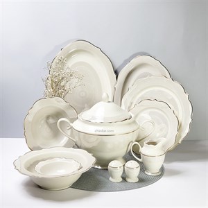 سرویس چینی 12 نفره 60 پارچه طرح دلارام 3007 نیوبن دارسی