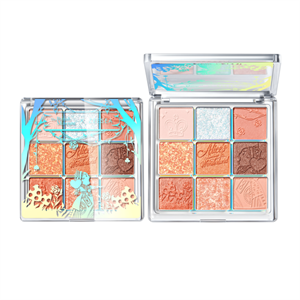 پالت سایه چشم 9 عددی زیسی ZEESEA اصل مدل Stunning Crystal رنگ Pumpkin Spice