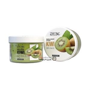 اسکراب کیوی Kiwi زنیکس Zenix مناسب صورت و بدن حجم 275 میل