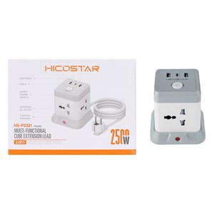 چندراهی برق Hicostar مدل HS-PS321 – سفید