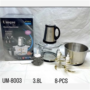 خردکن یونیک 3800 وات 4 لیتر مدل UM_8003 | Unique Chopper 3800W