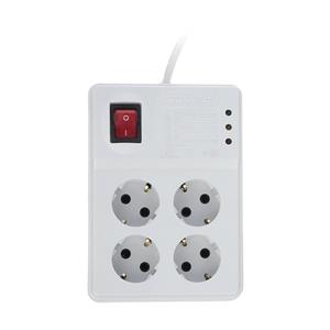 محافظ برق چهار خانه ارت دار فرحان مدل FEPC 444 کابل 1/8 - 3 - 5 متر