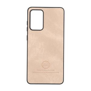 قاب HandMade جیر طرح پارچه ای Samsung Galaxy A72 - نسکافه ای