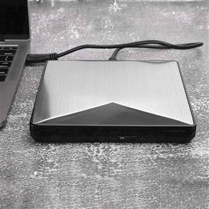 دی وی دی رایتر USB، درایو نوری اکسترنال USB 3.0، مناسب برای کامپیوترهای رومیزی و لپ تاپ برای WindowsXP/2003/2000/Vista/7/8.1/10/