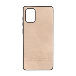قاب HandMade جیر طرح پارچه ای Samsung Galaxy A71 - نسکافه ای