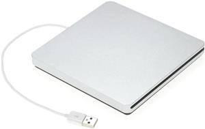 درایو DVD ROM اکسترنال USB 2.0 قابل حمل فوق العاده باریک جایگزین برای لپ تاپ های i/Book/Book Air/Pro