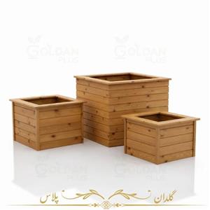 کاور چوبی فلاورباکس مکعبی