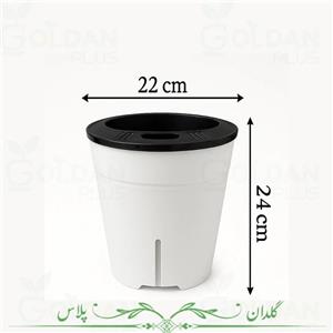 گلدان پلاستکی هیدروپونیک سایز 17