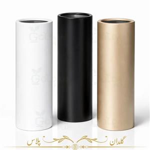 گلدان فایبرگلاس استوانه ای بلند 100-80