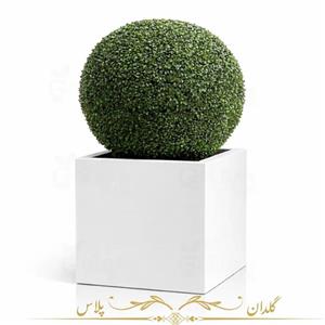 گلدان فایبرگلاس مکعب چهارگوش - 3 سایز