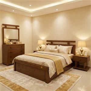 سرویس تخت خواب چوبی یزد
