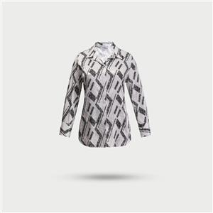 شومیز سیلک طرح دار مدل 1031072