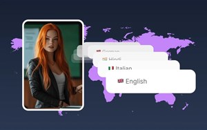 اکانت هوش مصنوعی Translate video AI